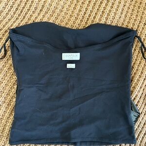 Aritzia Black Contour Strapless Camisole